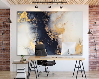 Luxury Marble Canvas Wall Art Marble Abstract Print For Office or Kitchen Home Modern Marble Canvas Wall Art Decor Fashion Wall Decor Room