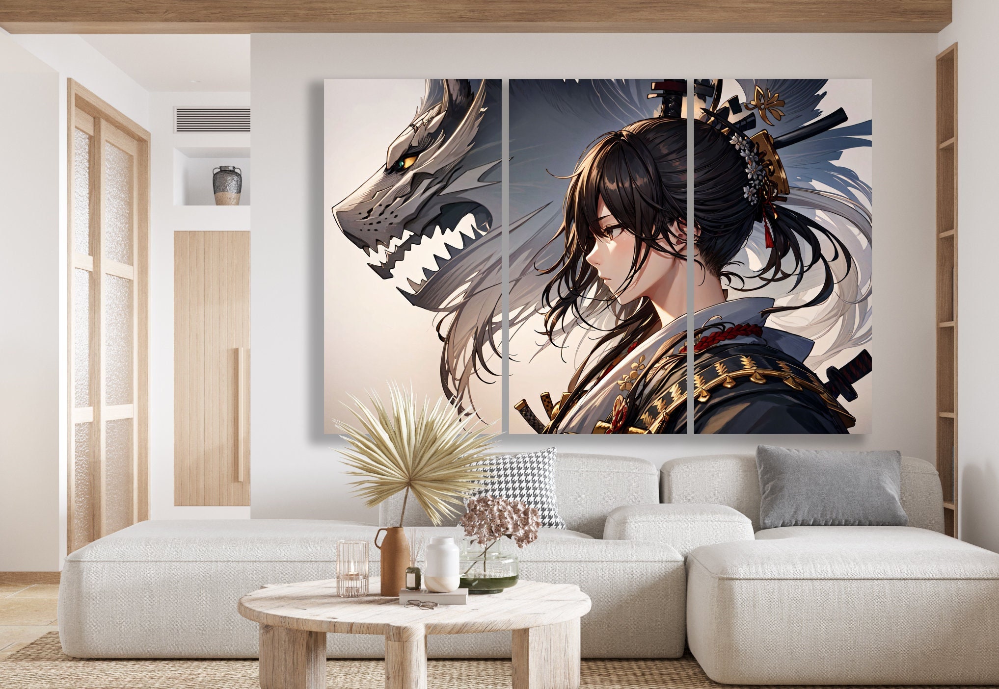 Anime Dream House Poster  Canvas Print for Sale by OrageArts