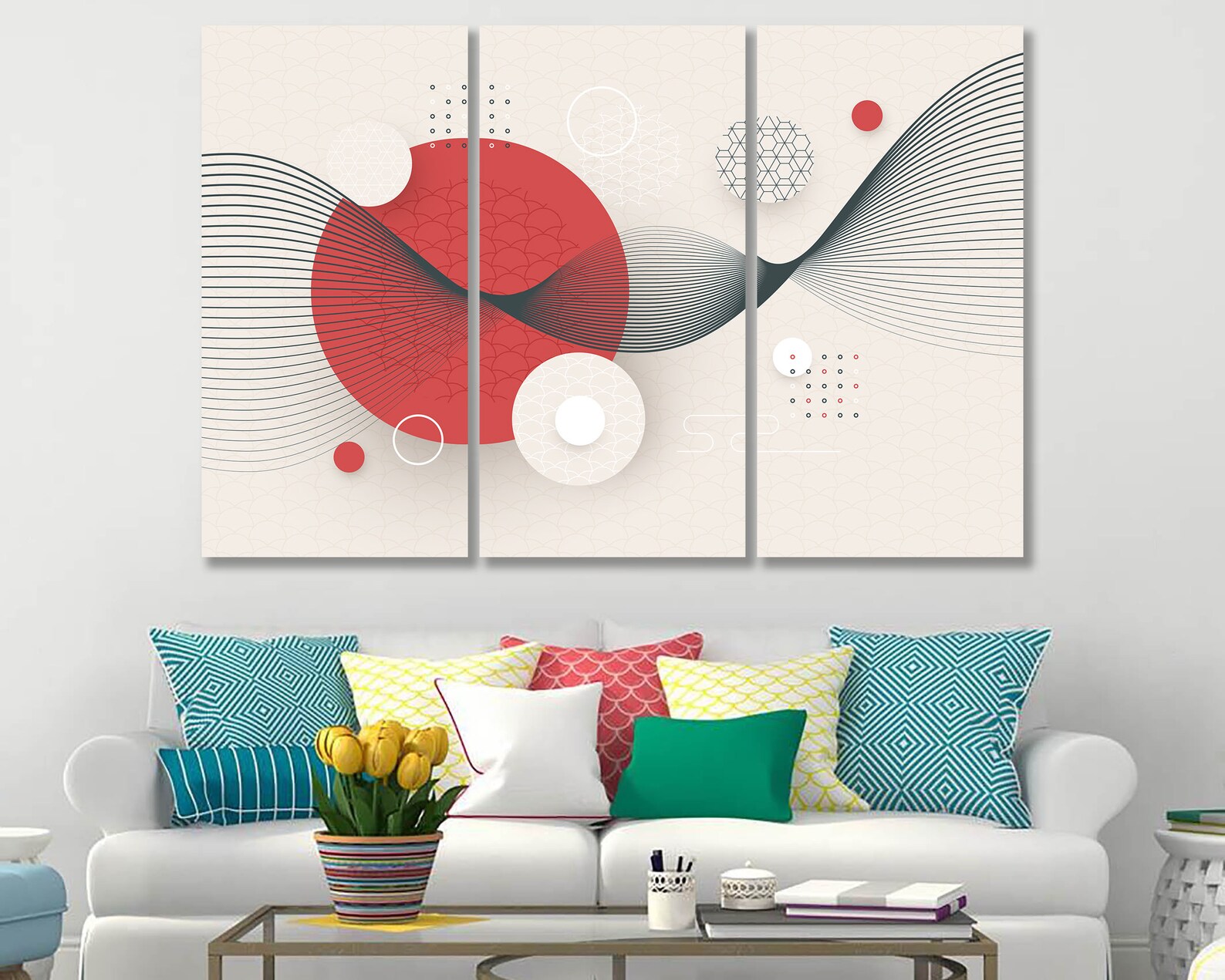 Japan Canvas Art Decor Wall Art Abstract Japan Traditional Etsy UK