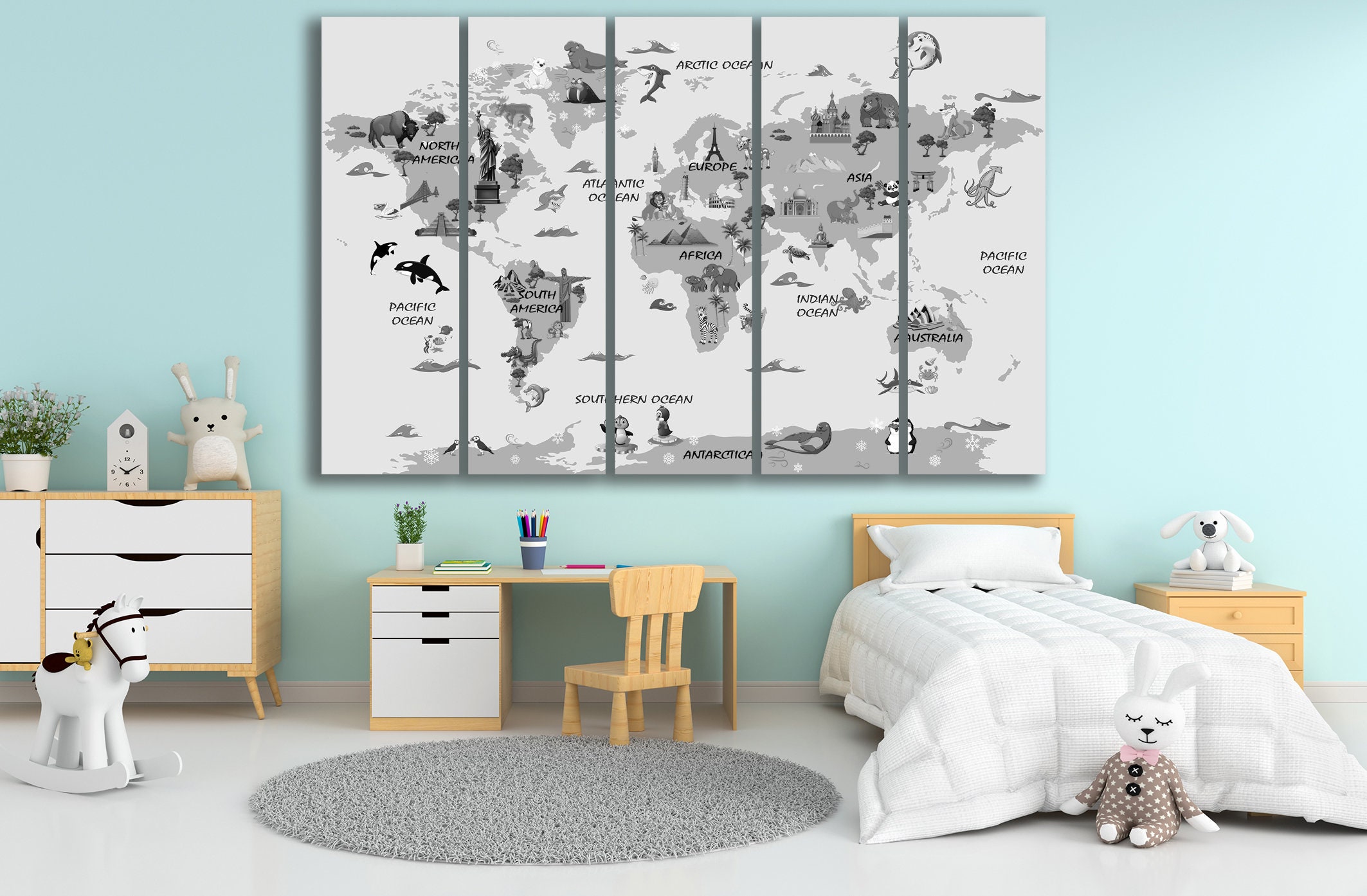 Kinderzimmer Bilder Leinwand:  Bringing Art to Life in Your Child's Room