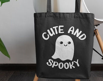 Leuke en griezelige draagtas / Halloween-draagtas, Halloween-spooktas, Halloween-traktatietas, leuke draagtas Ghost