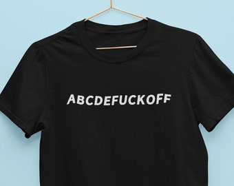 F Off T Shirt / Swearing Shirt, Funny Mens t-Shirt, Rude Joke Humour Gift, Offensive Gifts