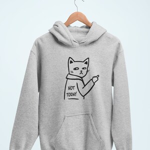 Cute Cat Hoodie With Ears - Unisex Pullover Sweatshirt For Men & Women