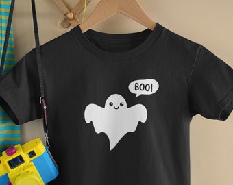 KIDS Cute Ghost TShirt / Cute Kids Shirt, Halloween Tee for Kids, Boo Ghost