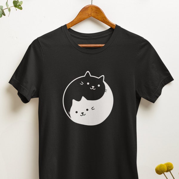 Yin Yang Cats - Etsy