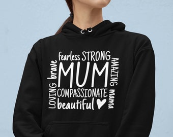 Mum Hoodie / Gifts For Mum, Meaningful Gift, Unique Presents, Mom, Mama Hoodie