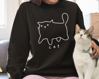 Cat Sweater / Cat Lover Gifts, Sweatshirts, Gifts for her, Unique Gifts