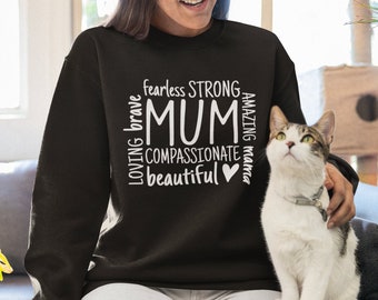 Mum Sweater / Mum Gifts, Meaningful Gift, Sweatshirts, Mom, Unique, Christmas Present