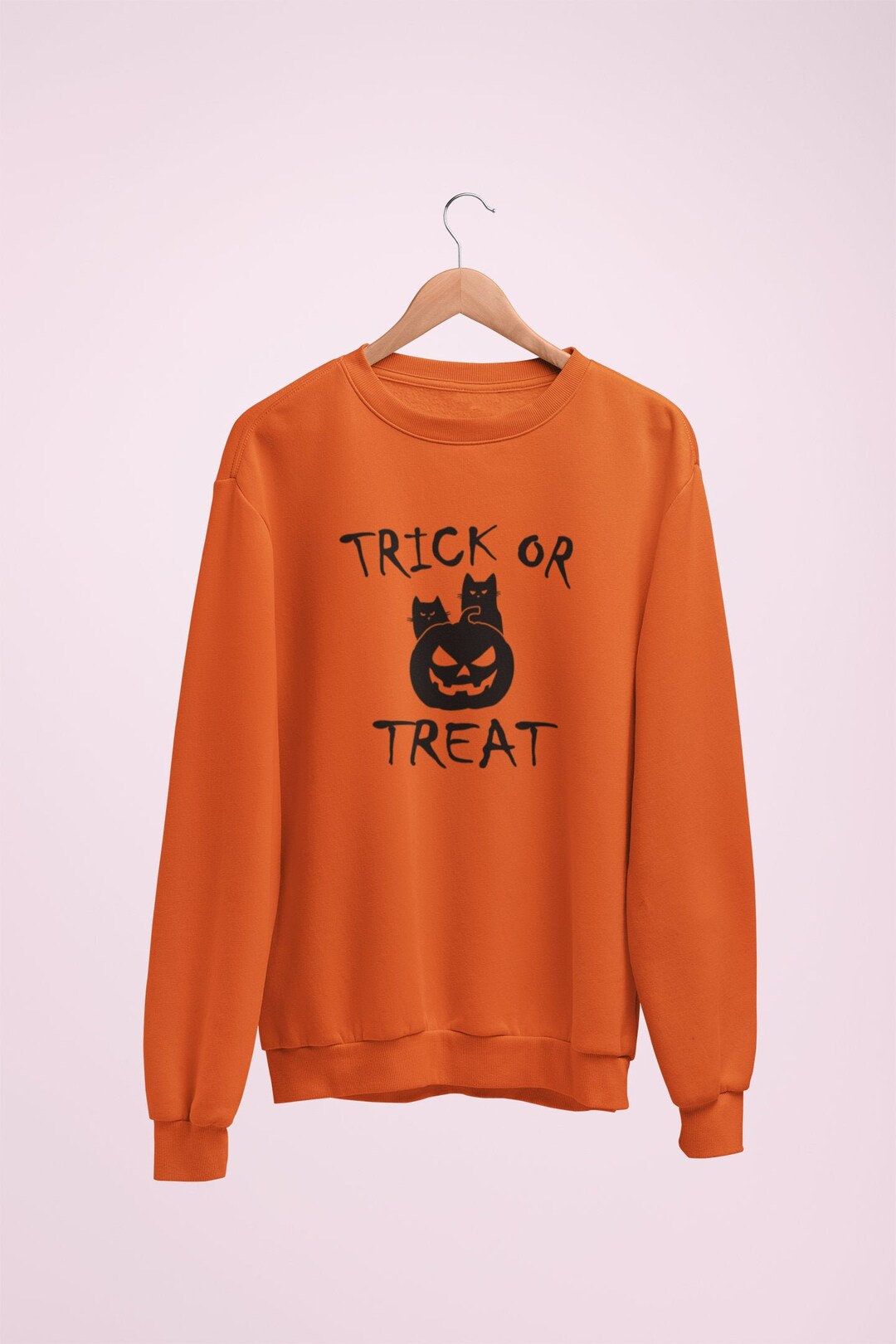 Trick or Treat Sweater / Halloween Jumper Halloween Etsy