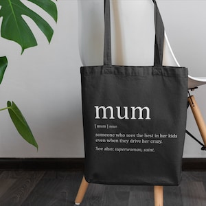 Mum Definition Tote Bag / Mothers Day Gift, Mum Birthday Gift, Mum Gifts, Best Mum, Special Mum Gift image 6