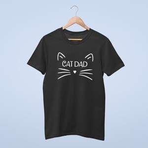 Cat Mum And Dad Matching Couple T-Shirt / Cat TShirt, Matching TShirt Couples, Anniversary Gift image 2