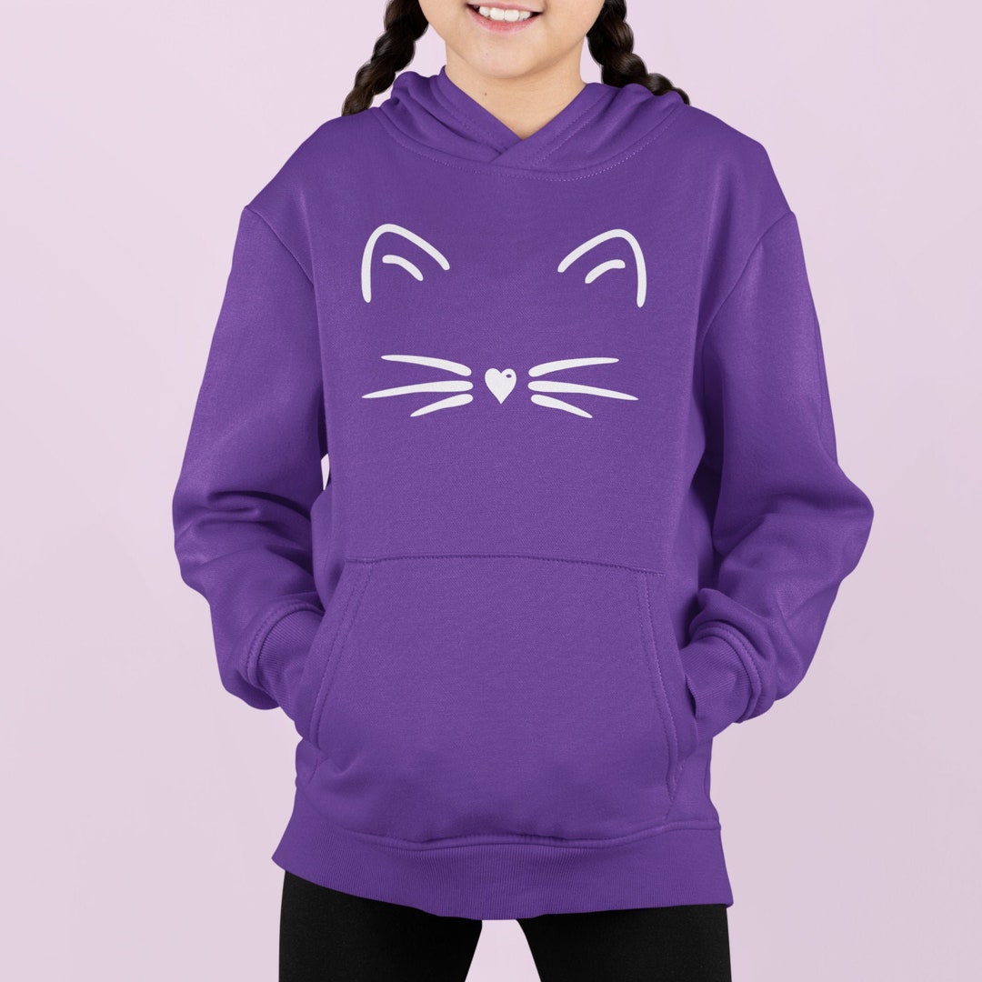 Kitten Ear Hoodie
 Kids Cat Ears Hoo Kids Birthday Gift Kids Hoo Kids Etsy