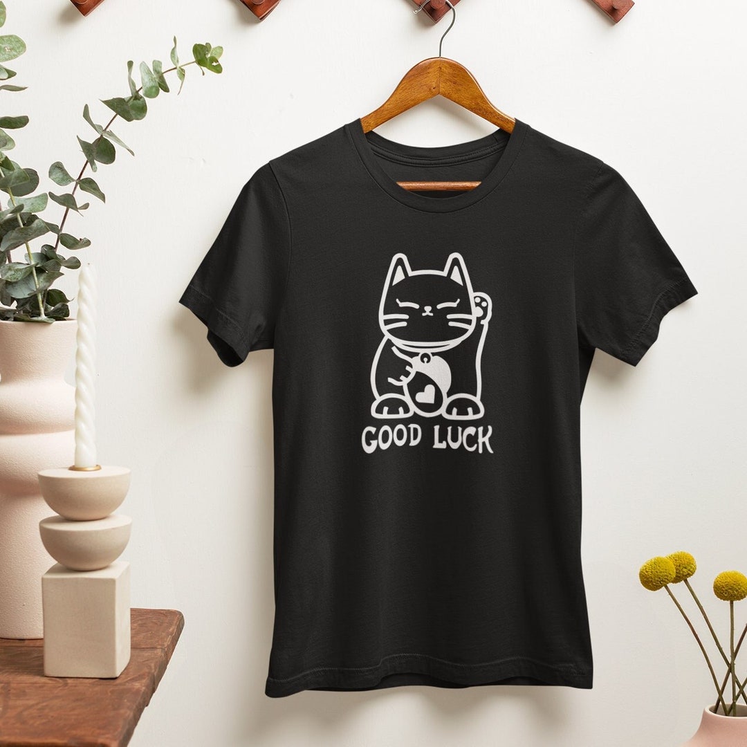ITZAVIBE☆GOOD LUCK BLACK CAT T-SHIRT il_1080xN.4602848372_4b07.jpg