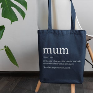 Mum Definition Tote Bag / Mothers Day Gift, Mum Birthday Gift, Mum Gifts, Best Mum, Special Mum Gift image 8