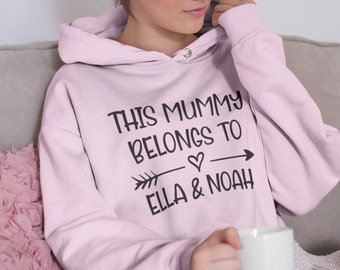 This Mummy Hoodie / Personalised Hoodie, Gifts for Mums, Mama Gift, Custom Wording, New Mum