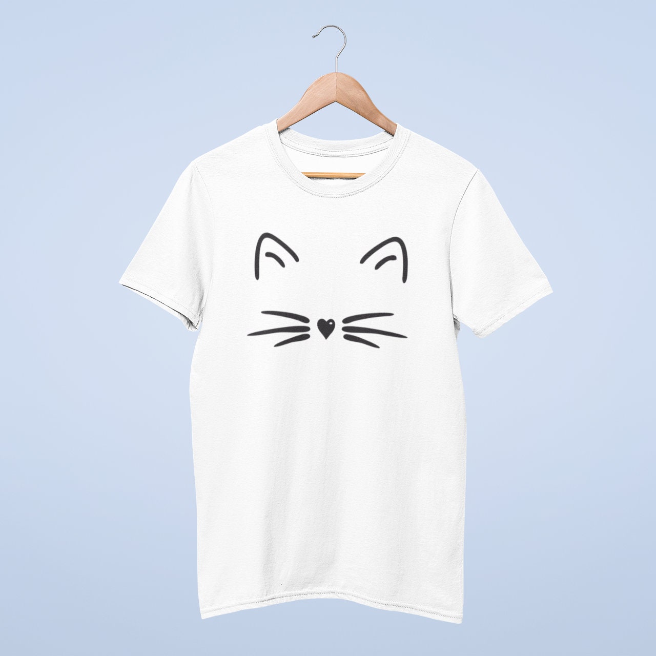 CAT PERSON T-shirts【White】L Cat Person White Tee – The Pink House Boutique