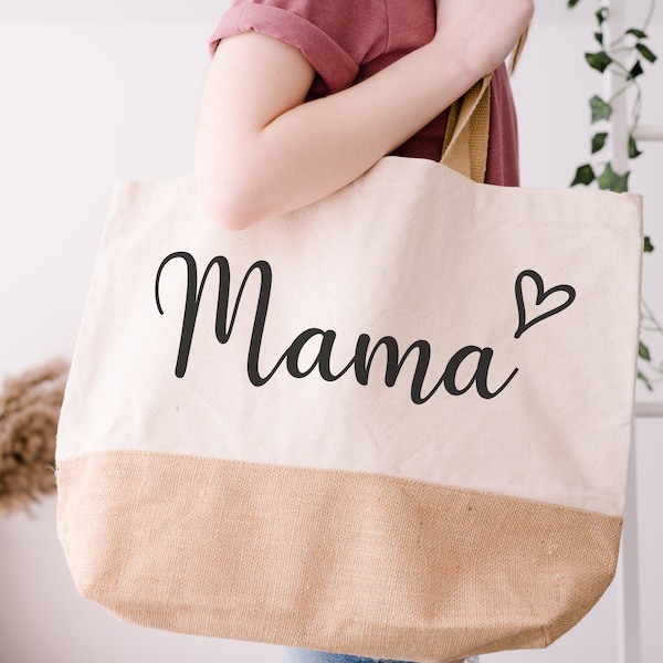 Mama Jute Bag | Gift For Mum, Mum Gifts, Birthday Present, New Mum, New Born, Mummy