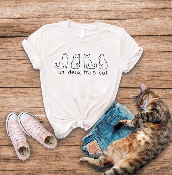 thumbnail image 2 of Father Of Cats Funny Cat Dad T-shirt 2 of 14
