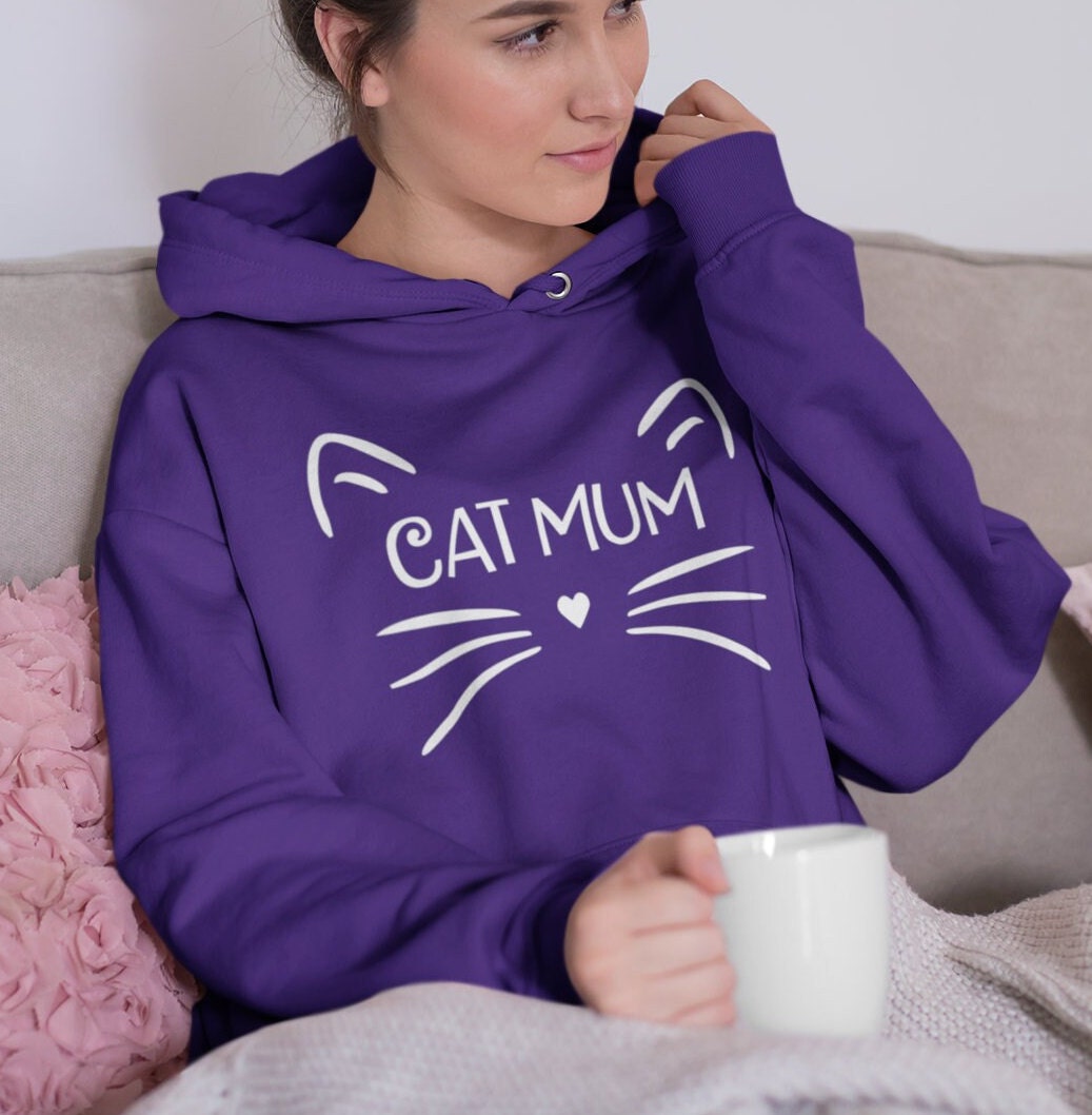 Cat Mom Hoodie Etsy UK