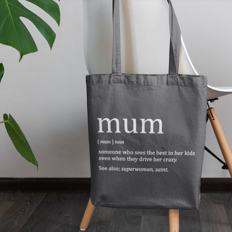 Mum Definition Tote Bag / Mothers Day Gift, Mum Birthday Gift, Mum Gifts, Best Mum, Special Mum Gift image 7