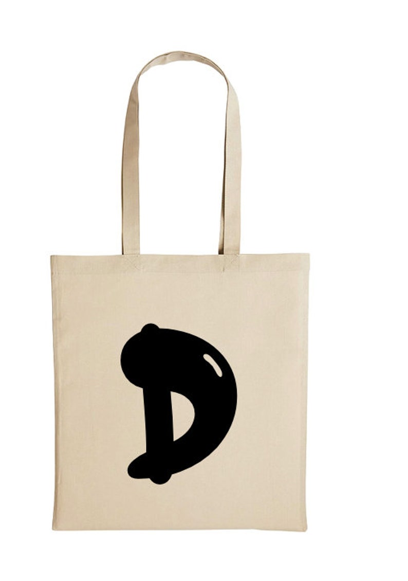 Bridesmaid Personalised Custom Shopper Tote Bag Personalised Initial Tote Bag Personalised Alphabet Tote Bag Christmas Birthday