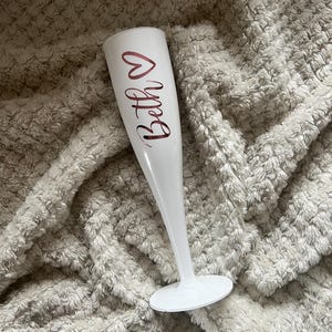 Personalised Champagne Flute | Prosecco Flute | Hen Party | Wedding Party