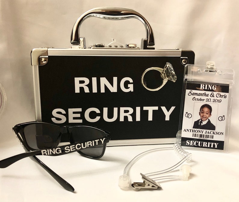 ULTIMATE RING SECURITY Kit 4 Pc. Set Black Case Badge Etsy