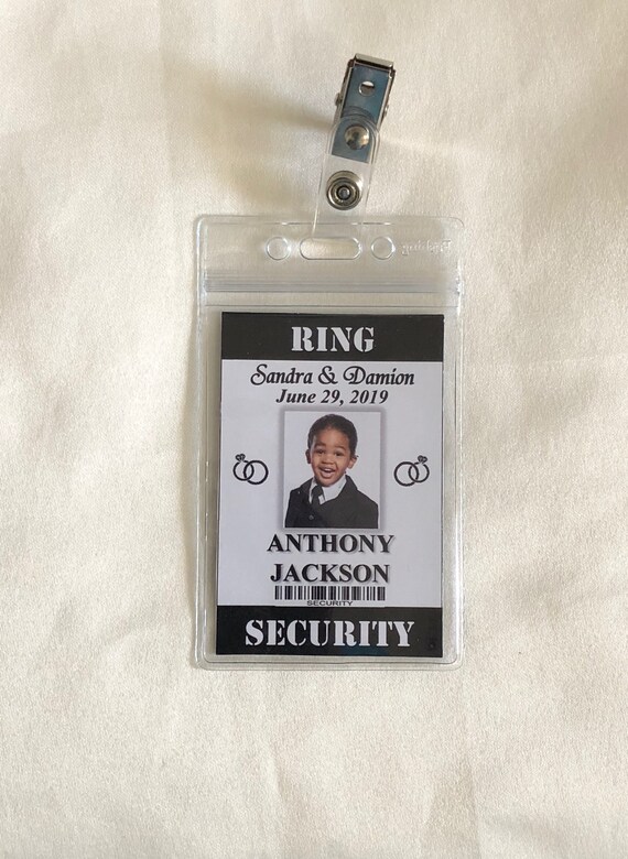 ring security badge wedding