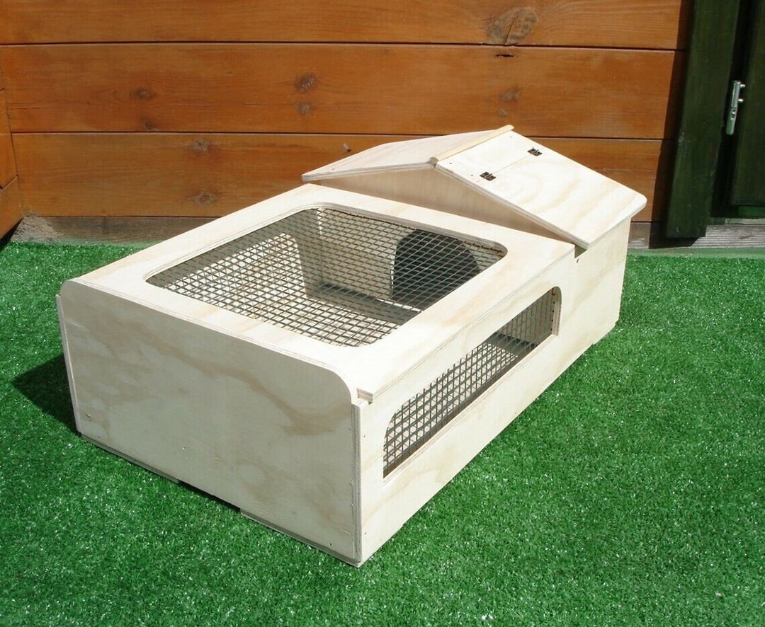 Terrarium Transparent Pour Tortues Et Petits Reptiles - 37x18.9x13 Cm, Avec Espace De Repos Et Bain De Soleil - 13