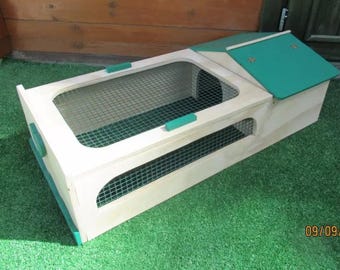 Turtle terrarium 80x40x24h mesh-covered bottom Schildkrötenterrarium