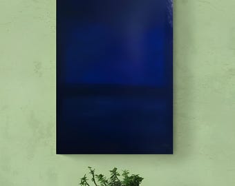 Painting on canvas 90x60 reproduction Mark Rothko Blue with frame