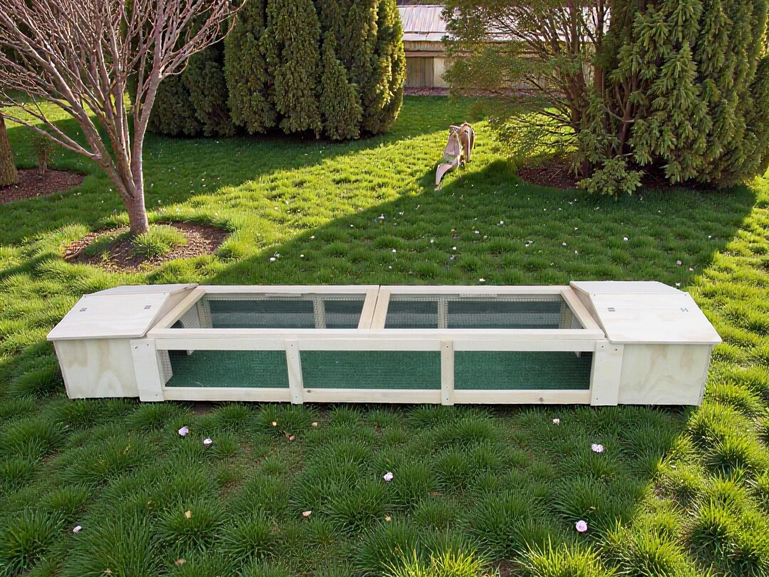 Tortoise Shell Rabbit Kits Enclosure for Rabbits, Tortoises, Reptiles, Rodents, Terrarium ...