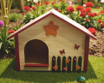 Outdoor cat house, cathouse, doghouse, 50x40x38h