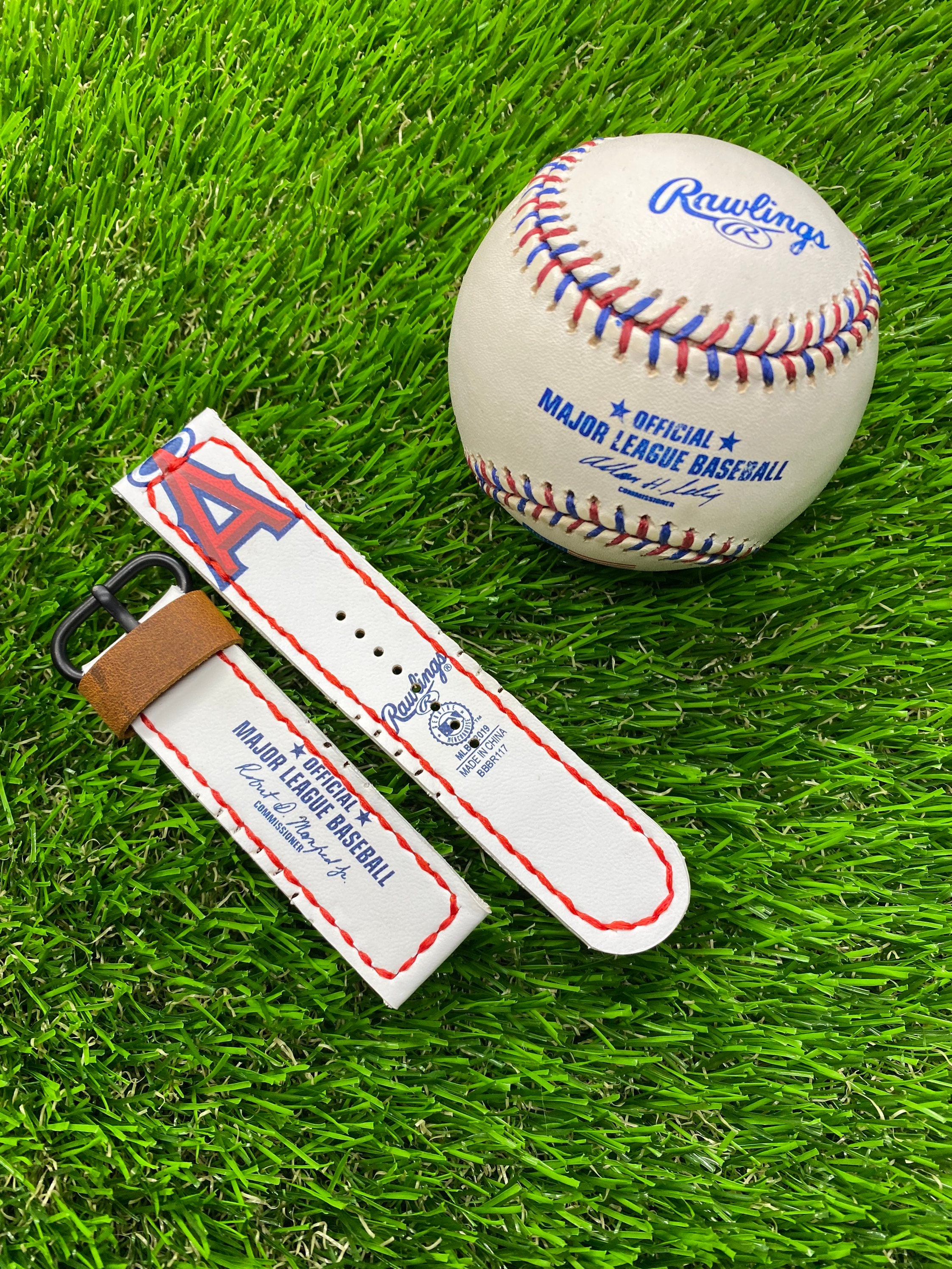 Handcrafted Los Angeles Angels baseball 