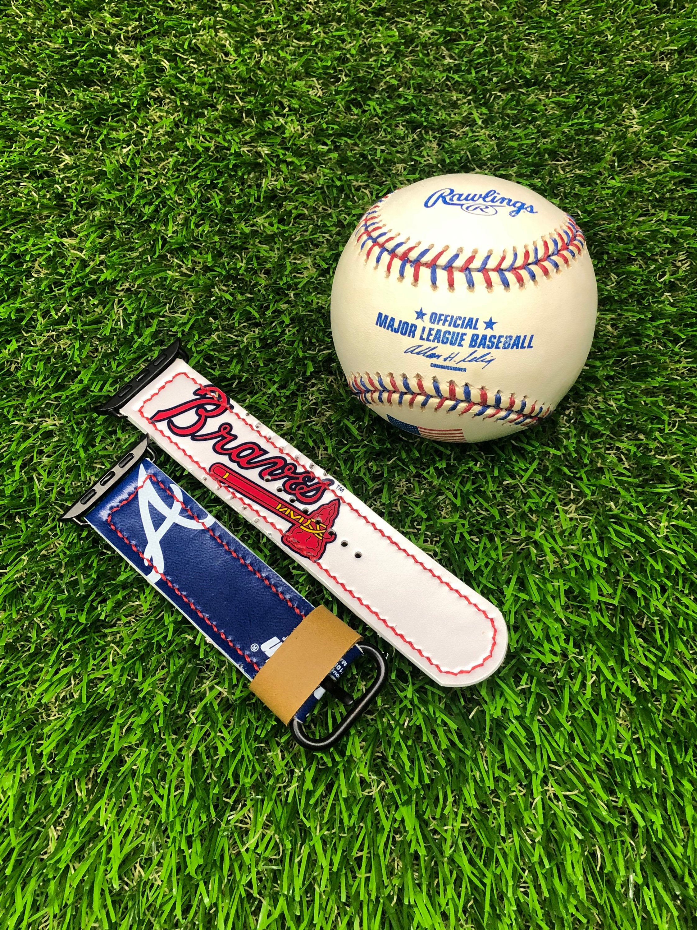 Handcrafted Atlanta Braves Baseball 