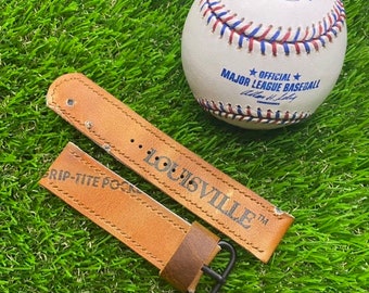 VaughnLeatherCo Handcrafted Louisville Slugger Baseball Glove Watch Band