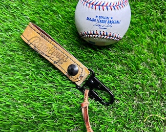 Handcrafted Distressed Rawlings Baseball Glove Key Clip