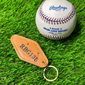 Handcrafted Rawlings baseball glove keychain