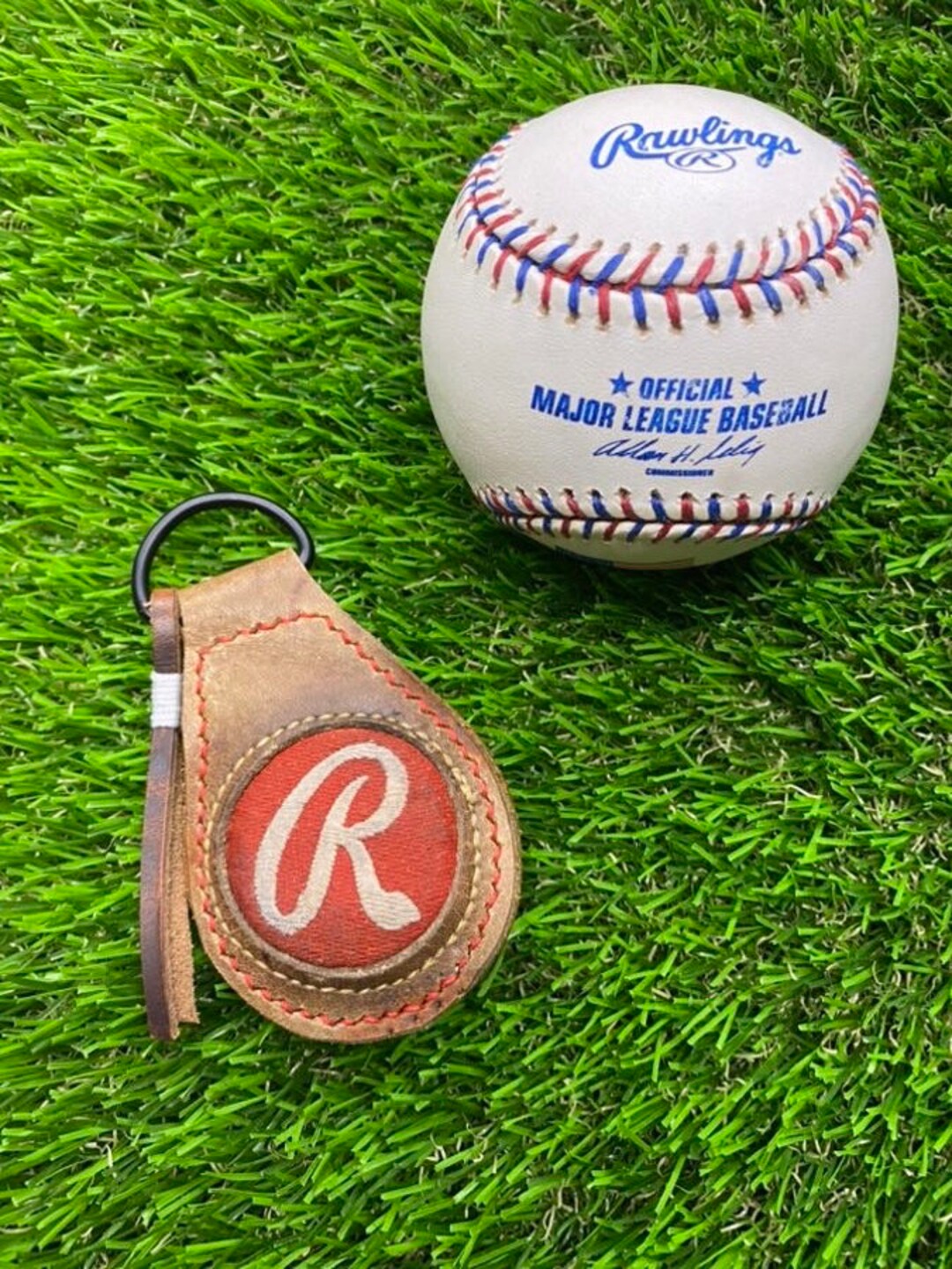 Handcrafted Rare Distressed Rawlings Baseball Glove Keychain Etsy
