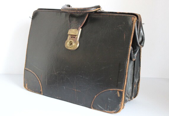 cheney leather briefcase