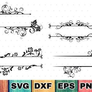 Mailbox Decal SVG, Mailbox Decal Cricut, Mailbox Cut File, Floral Divider SVG, Floral Divider Cricut, Mailbox Svg, Mailbox Cricut