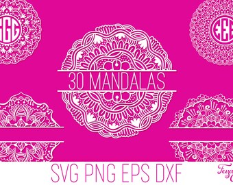Download Mandala Monogram Svg Etsy