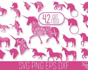 Download Layered Mandala Unicorn Svg For Silhouette - Layered SVG ...