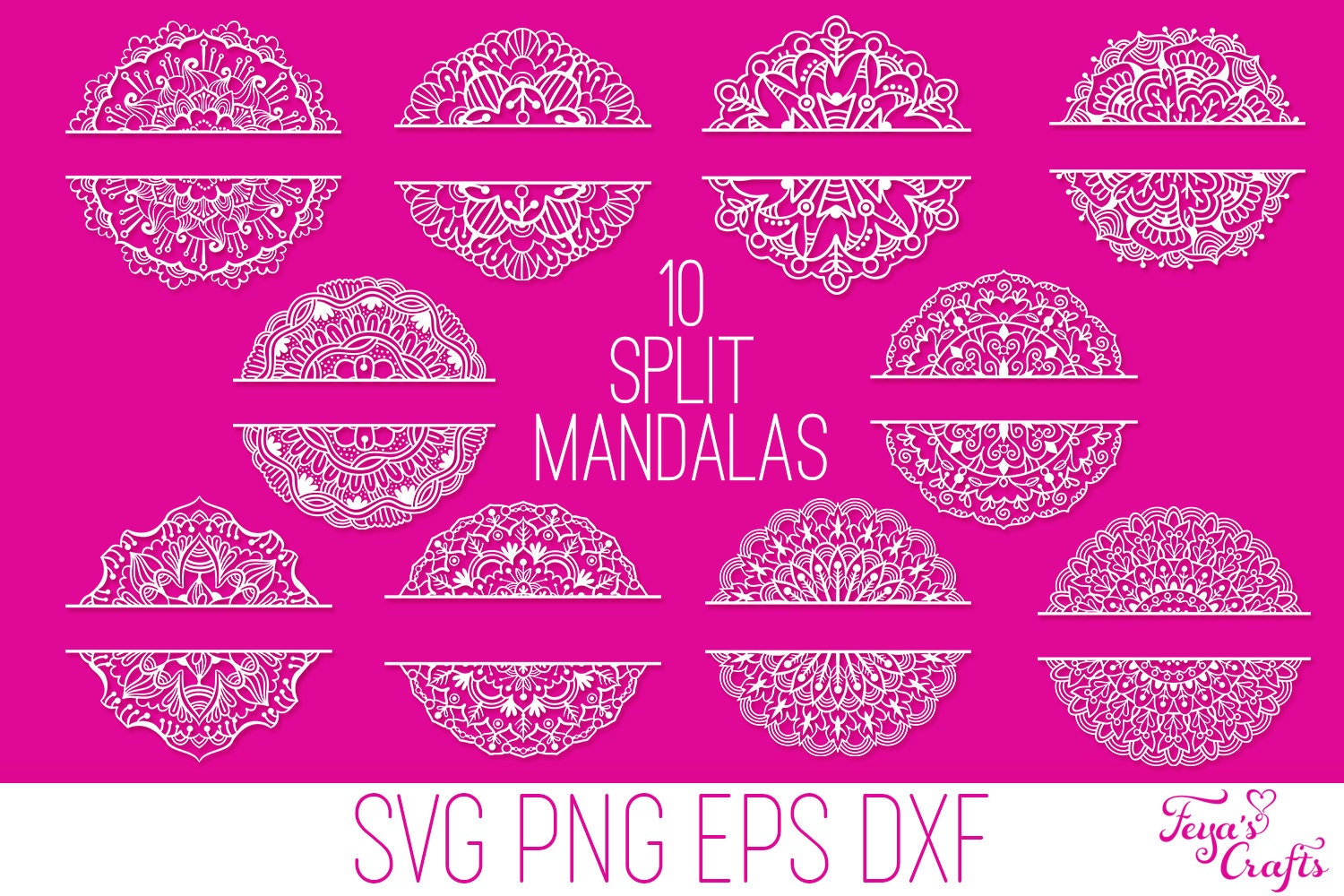 Mandala SVG Bundle Half Mandala SVG Mandala SVG Cricut - Etsy