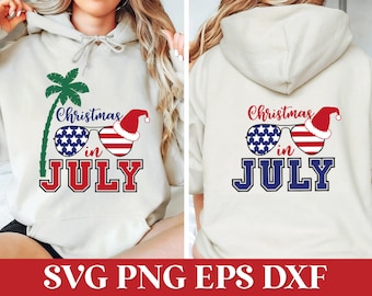 Christmas in July SVG, Christmas in July Shirt PNG, Summer Christmas Shirt SVG Png, Summer Santa Hat Svg, Christmas Beach Svg Png
