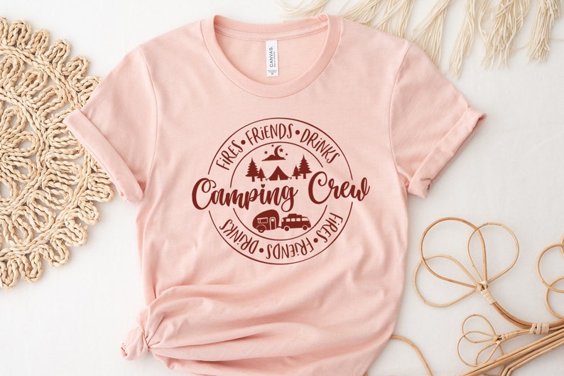 Camping Crew SVG Camping SVG Cricut Camping Shirt SVG Camp Etsy
