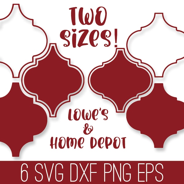 Arabesque Tile SVG Pack, Christmas Arabesque SVG Cricut, Arabesque Christmas Ornament Cricut, Lowe's Arabesque SVG, Home Depot Arabesque Svg