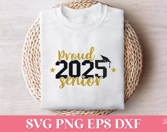 Trotse 2025 Senior SVG, klasse van 2025 SVG, Senior 2025 PNG, afstuderen Svg, afstuderen Shirt Svg, 2025 Senior Svg Cricut, afstuderen 2025 png