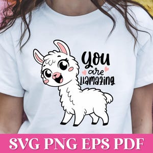 Je bent Llaming SVG-bestand knippen, grappige lama SVG Cricut, alpaca Svg, schattige lama gezicht Svg, grappige moeder Svg, lama citaat Cricut