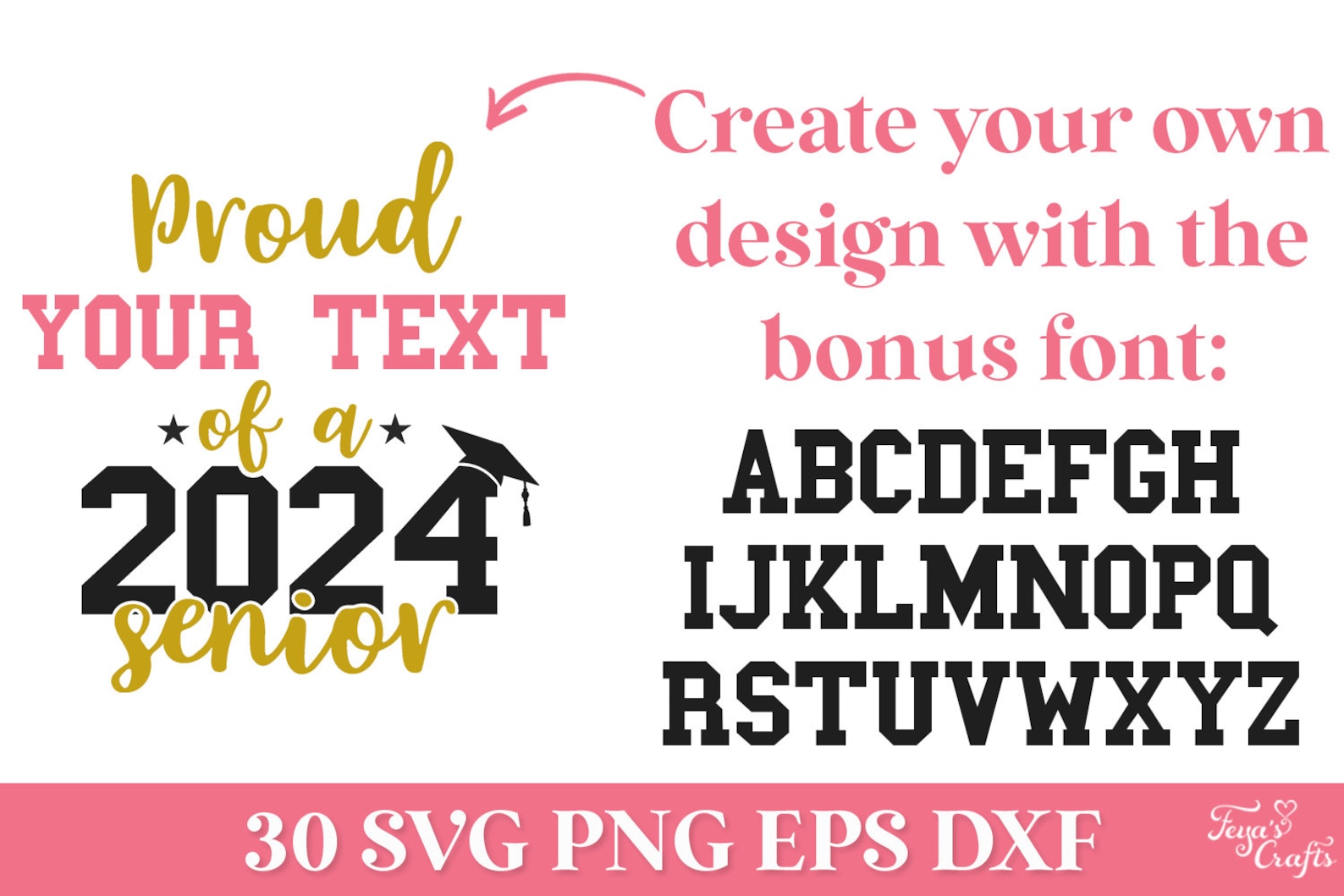 Proud Mom of a 2024 Senior SVG Png, Proud Senior Family SVG, Proud ...